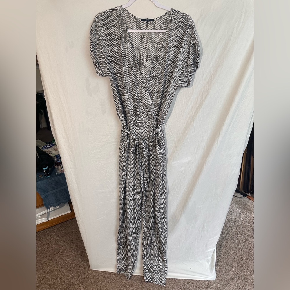 Snakeskin patterned jumpsuit